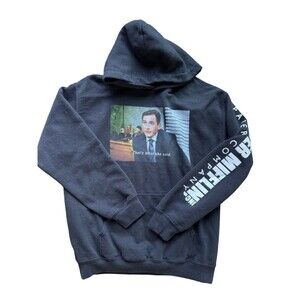 The Office Black Pullover Hoodie "Thats What She Said" Dunder Mifflin Small